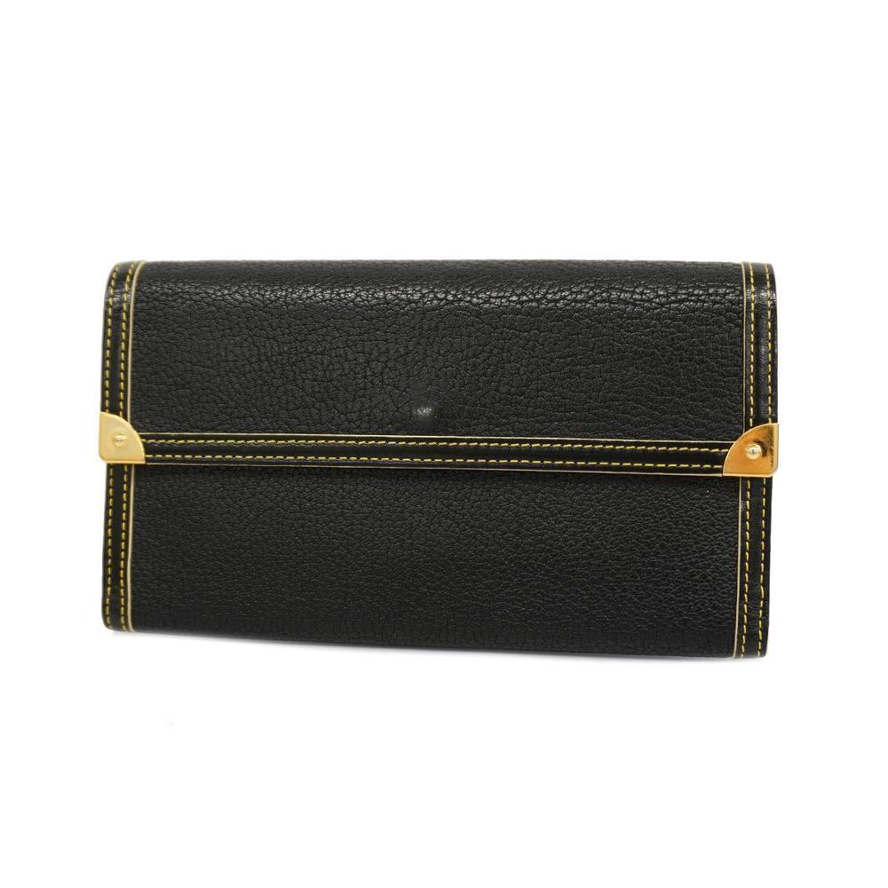 Louis Vuitton Wallet Long Suhari International Porto Noir Tresor - Picture 2 of 11